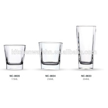 hot sale the most popular square shape whisky glass cups